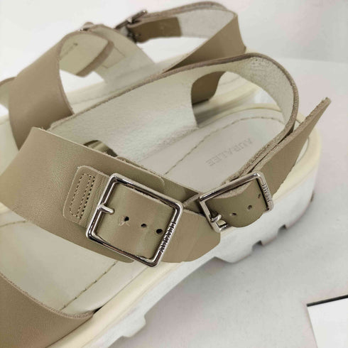 オーラリー AURALEE LEATHER BELT SANDALS MADE BY FOOT THE COACHER レディース  5 1/2